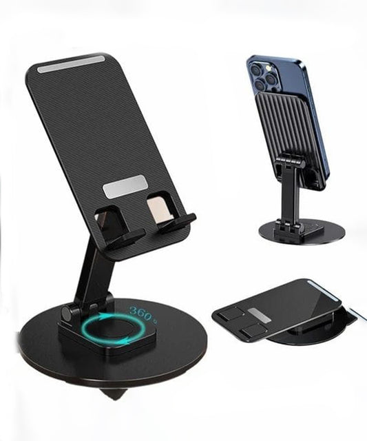 Adjustable 360° Foldable Mobile Stand for Desk & Table